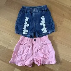 セラフ　キッズ　ショートパンツ　100 2枚セット