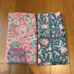 ブロックプリント　2枚セット