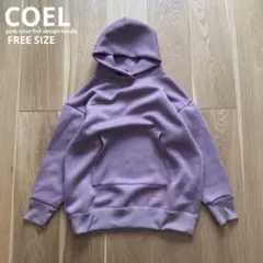 COELコエル　バックフリルフーディ　ボリューム ポケット付　ピンクのサムネイル