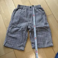 チェック柄ハーフパンツ　120 入学式　卒園式