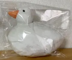 フェリシモ　YOU＋MORE ぽってり丸い真っ白アヒルのもっちりポーチ