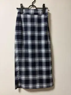 GU チェック タイトスカート S