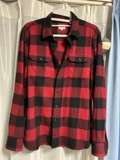 Levi’s リーバイス 赤黒 バッファローチェック ネルシャツ M フランネル
