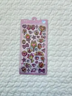 ボンボンドロップシール　 ぷくぷく立体シール ハート 魔法ステッカー