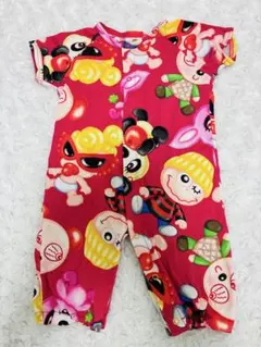 美品　ヒステリックミニ ロンパース 半袖 総柄 派手 フリーサイズ