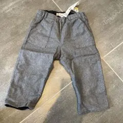 【クリーニング済】Bonpoint グレー フリース風パンツ 18ヶ月