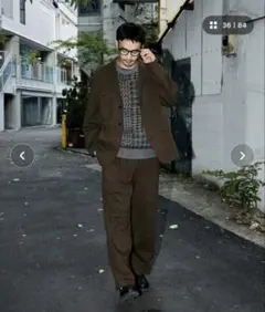 スーツ ブラウン