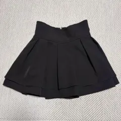 ミシェルマカロン 美脚ミニスカート 黒 ブラック M