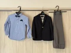 グリーンレーベル セットアップ 120 フォーマル ブレザー チーフ