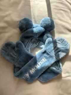 ディズニー ファンキャップマフラー ブルー