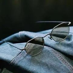 【A.D.S.R.】サングラス BAZ 02ブラウン ヘキサゴン　カラーレンズ