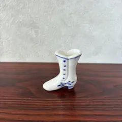 長靴　ブーツ　陶器　ミニチュア　置物　ドイツ　ヴィンテージ