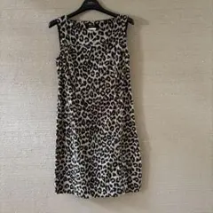 WEEKEND MaxMara レオパード柄 ノースリーブワンピース 36のサムネイル