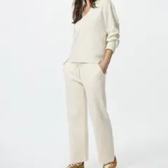 UNIQLO -ウォッシャブルニットリブパンツ-