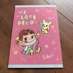 非売品　年代物　不二家　ペコちゃんノートA5サイズ　FUJIRAPEKO ドッグ