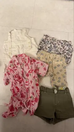 80cm女の子夏物5点セット