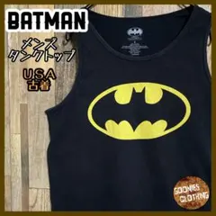 メンズ S バットマン ロゴ タンクトップ USA古着 90s 半袖 Tシャツ