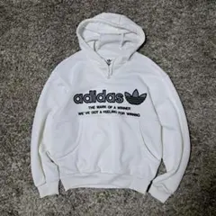 90s 　アディダス　デサント製　スエット　パーカー　フーディ