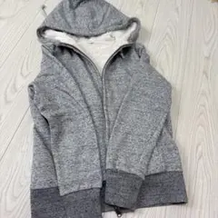 ユニクロ　ボアスウェットフルジップパーカー