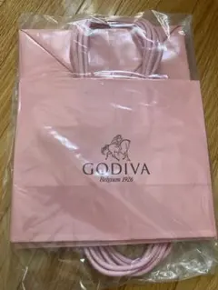 GODIVA ピンク ショップ袋 小型　6枚