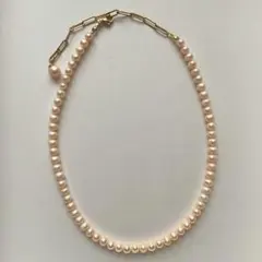 本日限定値下げ❗️照り強❗️大粒あこやと淡水パールネックレス　ナチュラルカラー