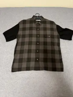 【美品】THREE BLIND MICE チェック柄 半袖シャツのサムネイル