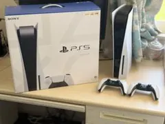 PlayStation 5 本体 コントローラー2個付き