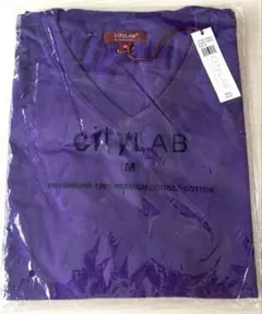 新品未使用品CityLab(シティラブ)Premium CottonTシャツ 紫