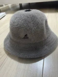 KANGOL フリース バケットハット グレー