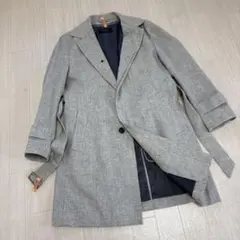 EPOCA UOMO メンズ コート 中綿ライナー付き グレー 46 美品のサムネイル
