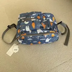 ベビーカー用バッグ おむつバッグ ベビー用品収納バッグ 北欧 かわいい ブルー