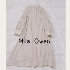 ミラオーウェン ワンピース　シャツワンピース コットン ゆったりサイズ