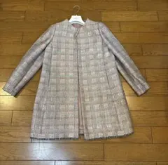 新品未使用　タグ付きEMPORIO ARMANI ツイード ノーカラージャケットのサムネイル