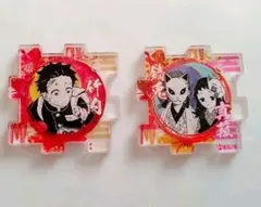 鬼滅の刃　原画展　アクリルパズルコレクション　錆兎　真菰　竹内