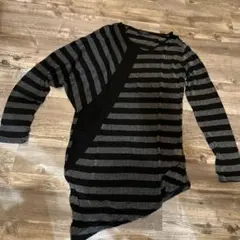 BLACK PEACE NOW FOR MEN 長袖カットソー ボーダー