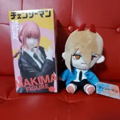チェンソーマン　マキマ　フィギュア　パワー　オリジナルぬいぐるみ