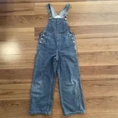 GU デニムオーバーオール S 140cm