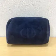 ■ Christian Dior ディオール ネイビー コスメポーチ ベルベット