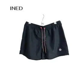 INED カジュアル デート ウールチェック ショーパン　ギャル