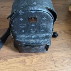 MCM スタッズ付き バックパックミニ ブラック