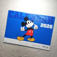 ディズニー　ミッキーマウス　壁掛けカレンダー　2026年　令和8年度　第一生命