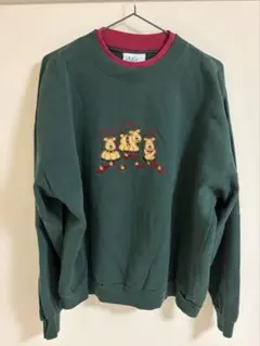 ダークグリーン スウェット