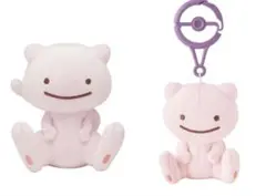 へんしん！メタモン ミュウ ぬいぐるみ＆マスコット 2点セット