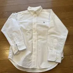 Ralph Lauren 長袖シャツ 6 白　ボタンダウン　110?