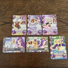 最終値下げ アイカツ 神崎美月 ラブクイーン 6枚セット ロイヤルムーンコーデ
