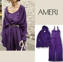 アメリ AMERI ニット オールインワン ドロスト S ロンパース 秋
