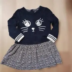 Petite Bateau 　猫デザイン ワンピース