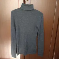 ユニクロ　エクストラファインメリノリブタートルネック