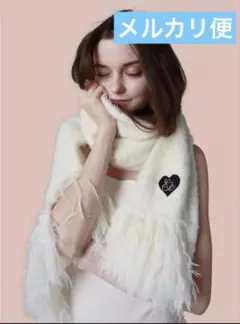 2025年最新】epine カラー：ホワイト系 マフラーの人気アイテム - メルカリ