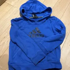 adidas 青 パーカー 110サイズ